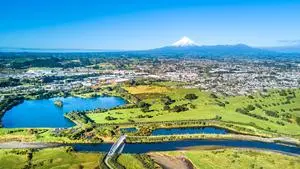 Movers New Plymouth - Boxes and furniture ready to go for a New Plymouth move to Aucklandre Removals.